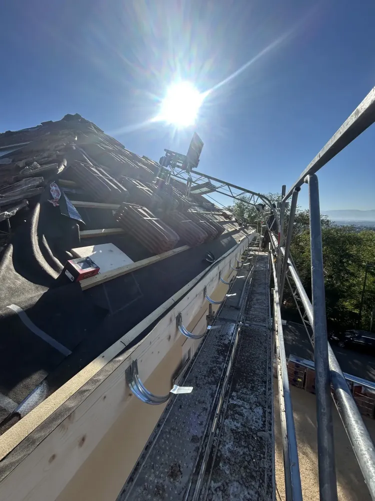 Pose de gouttières à Genève